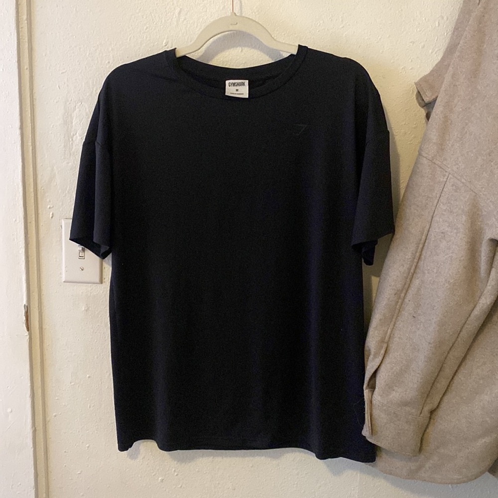 GYMSHARK x WHITNEY SIMMONS OVERSIZED ALIVE ATHLETIC T SHIRT M BLACK